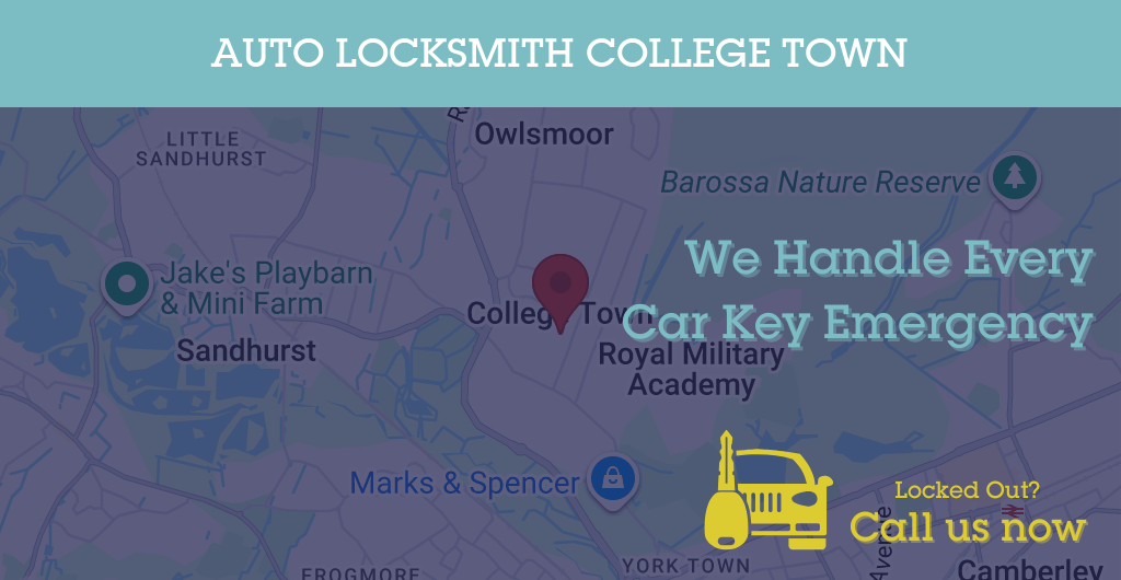 Auto Locksmith Services in College Town - GU postcode