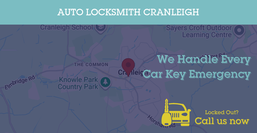 Auto Locksmith Services in Cranleigh - GU postcode