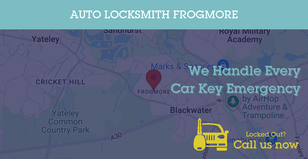 Auto Locksmith Services in Frogmore - GU postcode
