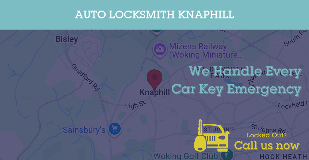 Auto Locksmith Services in Knaphill - GU postcode