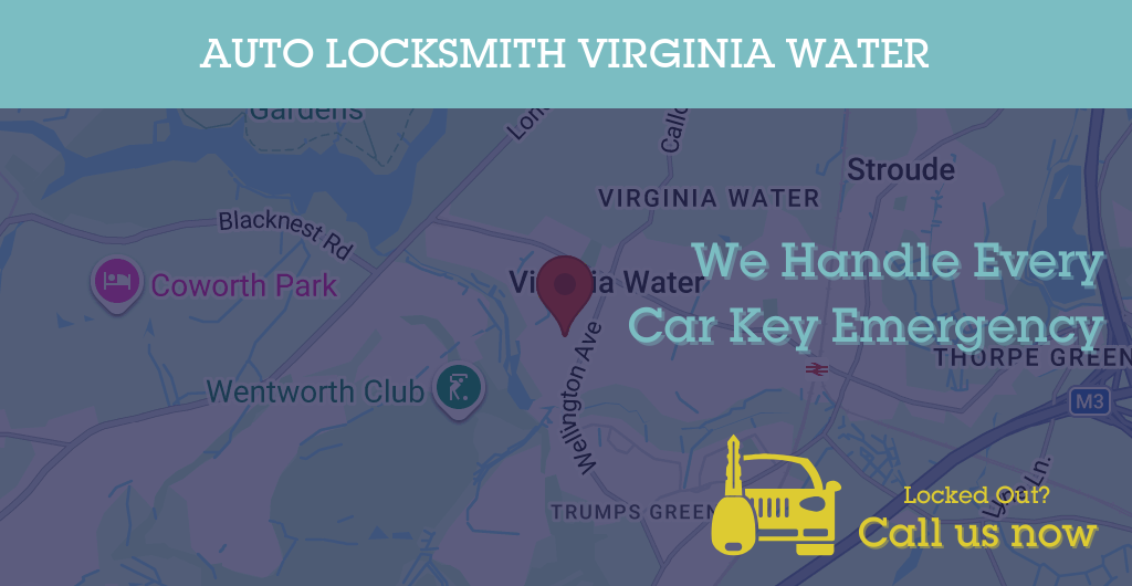 Auto Locksmith Services in Virginia Water - GU postcode