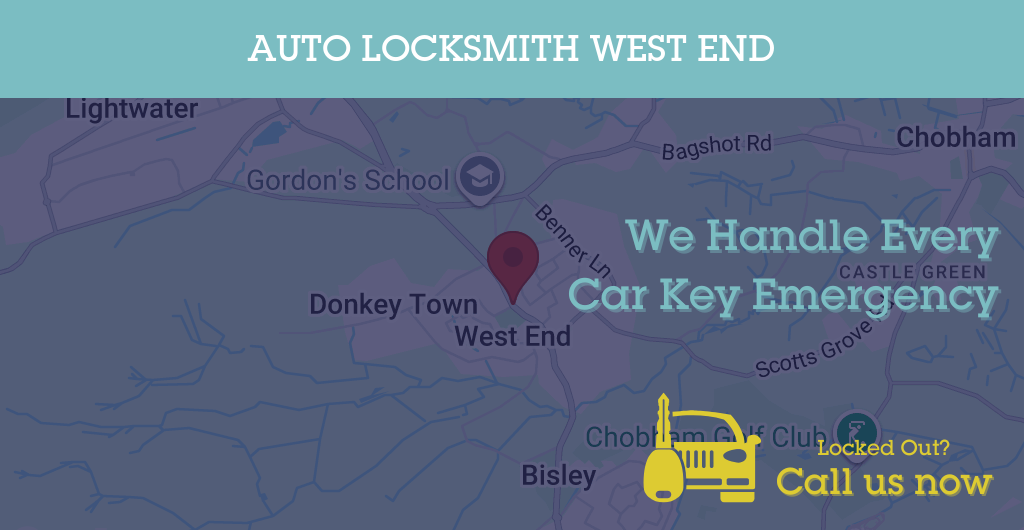 Auto Locksmith Services in West End - GU postcode